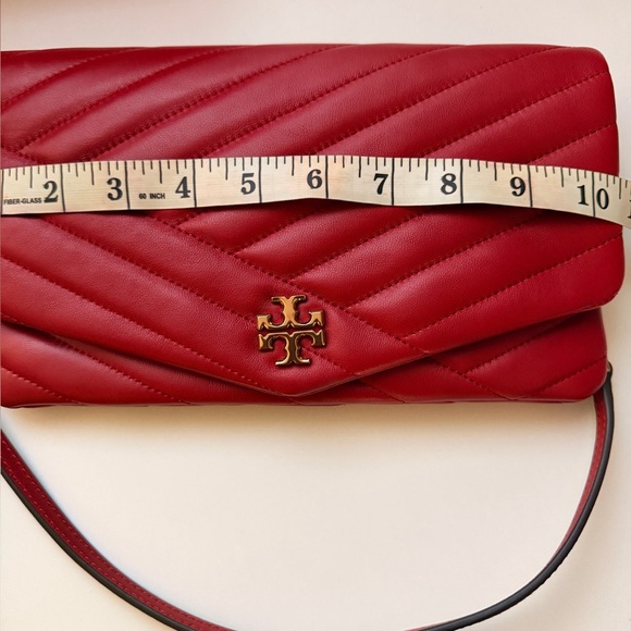 Tory Burch Red Quilted Clutch - Picture 7 of 10
